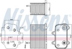 NISSENS 90938 — Масляный радиатор