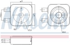 NISSENS 91106 — Radiator ulei cutie de viteze automată