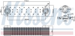 NISSENS 91134 — Масляный радиатор