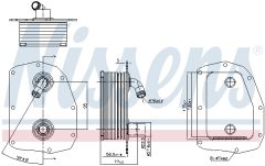 NISSENS 91179 — Масляный радиатор