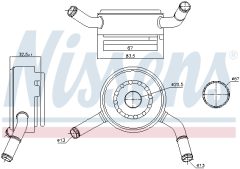 NISSENS 91192 — Масляный радиатор