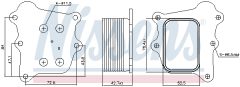 NISSENS 91250 — Масляный радиатор