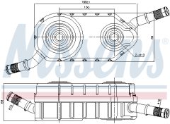 NISSENS 91287 — Radiator ulei cutie de viteze automată
