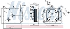 NISSENS 91292 — Radiator ulei cutie de viteze automată