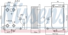 NISSENS 91297 — Radiator ulei motor