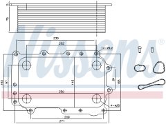 NISSENS 91305 — Масляный радиатор