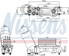 NISSENS 91336 — Radiator ulei motor