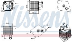 NISSENS 91370 — Радиатор масла АКПП