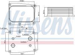 NISSENS 91377 — Масляный радиатор