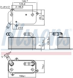 NISSENS 91389 — Radiator ulei cutie de viteze automată