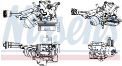 NISSENS 91393 — Radiator ulei motor