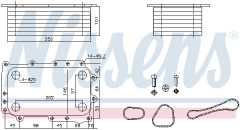 NISSENS 91431 — Масляный радиатор