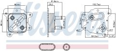 NISSENS 91436 — Масляный радиатор