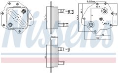 NISSENS 91443 — Масляный радиатор