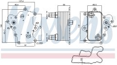 NISSENS 91457 — Radiator ulei motor