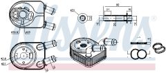 NISSENS 91499 — Масляный радиатор