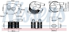 NISSENS 91508 — Радиатор масла АКПП