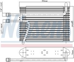 NISSENS 92155 — Evaporator aer condiționat