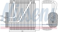 NISSENS 92161 — Evaporator aer condiționat