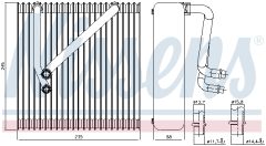 NISSENS 92164 — Испаритель кондиционера