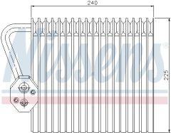NISSENS 92167 — Evaporator aer condiționat