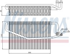 NISSENS 92173 — Evaporator aer condiționat