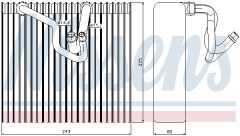 NISSENS 92187 — Evaporator aer condiționat