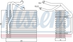 NISSENS 92205 — Evaporator aer condiționat