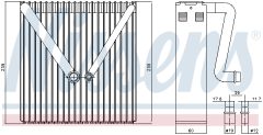 NISSENS 92234 — Evaporator aer condiționat
