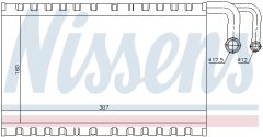 NISSENS 92235 — Evaporator aer condiționat