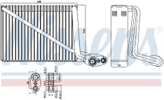 NISSENS 92272 — Evaporator aer condiționat