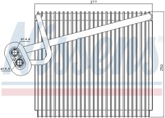 NISSENS 92289 — Evaporator aer condiționat