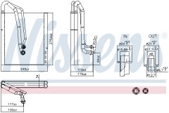 NISSENS 92305 — Evaporator aer condiționat