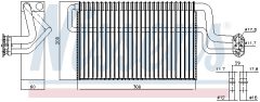 NISSENS 92306 — Испаритель кондиционера