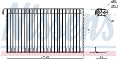 NISSENS 92310 — Испаритель кондиционера