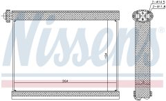 NISSENS 92317 — Испаритель кондиционера