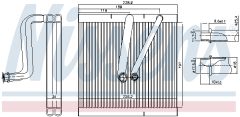 NISSENS 92321 — Evaporator aer condiționat