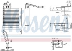 NISSENS 92331 — Evaporator aer condiționat