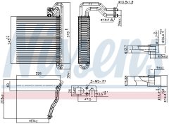 NISSENS 92333 — Evaporator aer condiționat