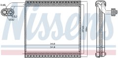 NISSENS 92340 — Испаритель кондиционера