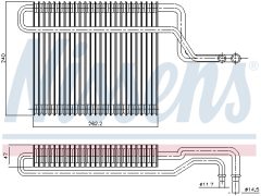 NISSENS 92347 — Evaporator aer condiționat