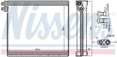 NISSENS 92365 — Испаритель кондиционера