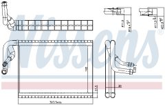 NISSENS 92370 — Испаритель кондиционера