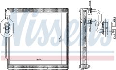 NISSENS 92374 — Evaporator aer condiționat
