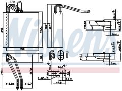 NISSENS 92376 — Испаритель кондиционера