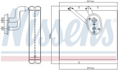 NISSENS 92388 — Испаритель кондиционера