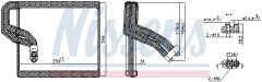 NISSENS 92416 — Evaporator aer condiționat