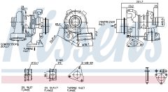 NISSENS 93081 — Turbosuflantă