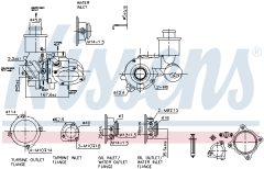 NISSENS 93222 — Турбина