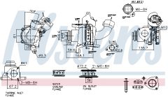 NISSENS 93422 — Turbosuflantă